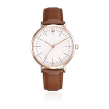 Load image into Gallery viewer, Luxury Simple Women's Watches Fashion Casual Motion Women Watch Ladies Quartz Leather Wristwatch Romantic Clock Montre Femme