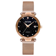 Load image into Gallery viewer, New Top Band Women's Wristwatch Noble Quartz Watch  Magnetic Strap Starry Round Dial Wrist Watches For Business Traveling