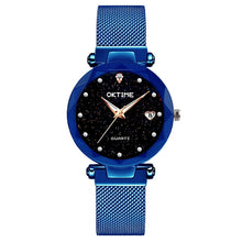 Load image into Gallery viewer, New Top Band Women's Wristwatch Noble Quartz Watch  Magnetic Strap Starry Round Dial Wrist Watches For Business Traveling