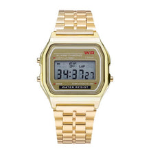 Load image into Gallery viewer, Ultra-thin F91w sports Children's electronic watches alarm children clock Stainless Steel strap men watch for kid boy girl gift