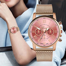 Load image into Gallery viewer, Women's luxury bracelet watches fashion women's dress fashion Womens watches silica analog band quartz watch zegarek damski
