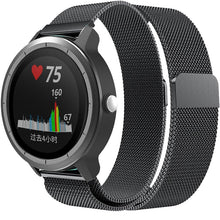 Load image into Gallery viewer, 20MM Magnetic Wirst Strap For Garmin Vivoactive3 3 Accessoires/Vivomove HR/Forerunner 645 Smart Bracelet Watch Band Metal Correa