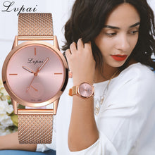 Load image into Gallery viewer, Lvpai Luxury Quartz Watch Women's Fashion Casual Quartz Silicone Strap Band наручные часы Analog HOT Selling Rubber Wrist Watch