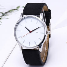 Load image into Gallery viewer, Men's Watch Men's Quartz Watch Sports Military Watch Leather Strap Men's Watch Calendar Complete Watch 2019 New