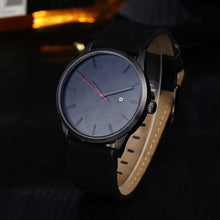Load image into Gallery viewer, Men's Watch Men's Quartz Watch Sports Military Watch Leather Strap Men's Watch Calendar Complete Watch 2019 New