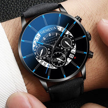 Load image into Gallery viewer, New Trendy Men's Watch Leather Quartz Personality Creative Luxury Calendar Wrist Watch Male Simple Business Clock reloj hombre