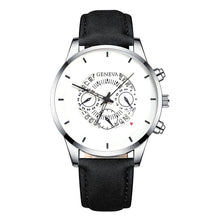 Load image into Gallery viewer, New Trendy Men's Watch Leather Quartz Personality Creative Luxury Calendar Wrist Watch Male Simple Business Clock reloj hombre