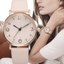 Load image into Gallery viewer, Women's Watches Rose Gold Luxury Fashion Simple All-match Women Clock Quartz Wristwatch Reloj Mujer Clock Relogio Feminino