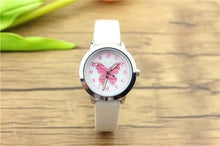 Load image into Gallery viewer, 2019 New Fashion Brand Children's Watches Kids Quartz Watch Student Girls Cute Colorful Butterfly Dial Waterproof Watch