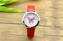 Load image into Gallery viewer, 2019 New Fashion Brand Children's Watches Kids Quartz Watch Student Girls Cute Colorful Butterfly Dial Waterproof Watch