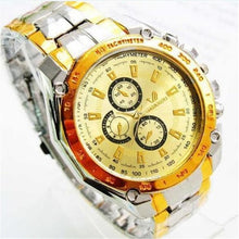 Load image into Gallery viewer, ORLANDO brand men watches Quartz silver-gold stainless steel men's wristwatch classic business dress men's watch Relogio
