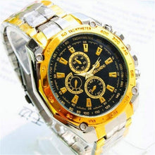 Load image into Gallery viewer, ORLANDO brand men watches Quartz silver-gold stainless steel men's wristwatch classic business dress men's watch Relogio
