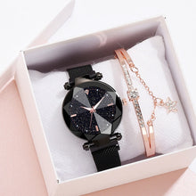 Load image into Gallery viewer, Starry Sky Luxury Women Watches And Bracelet Elegant Ladies Watches Women's Quartz Wristwatch Young Girl Watchproof Reloj Mujer
