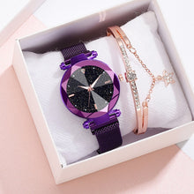 Load image into Gallery viewer, Starry Sky Luxury Women Watches And Bracelet Elegant Ladies Watches Women's Quartz Wristwatch Young Girl Watchproof Reloj Mujer