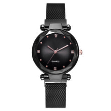 Load image into Gallery viewer, Temperament Women's Watches Ladies Milanese watch Wristband Quartz women's watch Magnetic buckle Montre femme Girls gift clock