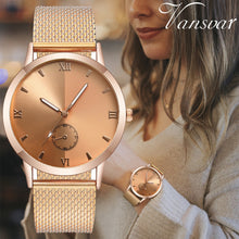 Load image into Gallery viewer, Hot 2019 Vansvar Women'S Casual Quartz Plastic Leather Band Starry Sky Analog Wrist Watch Valentine Gift luxury Reloj femenino
