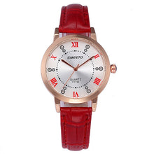 Load image into Gallery viewer, New Fashion Roman Numerals Watches Women Luxury Brand Leather Strap Watches Ladies Quartz Dress WristWatches Clock Reloj Mujer#S