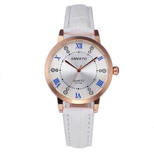 Load image into Gallery viewer, New Fashion Roman Numerals Watches Women Luxury Brand Leather Strap Watches Ladies Quartz Dress WristWatches Clock Reloj Mujer#S