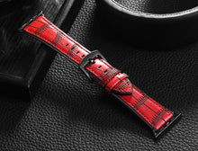 Load image into Gallery viewer, Strap voor apple watch band Echt leer loop 42mm 38mm horlogeband voor iwatch 44mm 40mm 5/ 4/3/2/1 armband accessoires