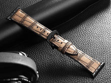 Load image into Gallery viewer, Strap voor apple watch band Echt leer loop 42mm 38mm horlogeband voor iwatch 44mm 40mm 5/ 4/3/2/1 armband accessoires