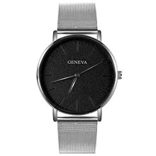 Load image into Gallery viewer, GENEVA Ultra-thin Women's Watch Business Watch Women Luxury Saat Rose Gold Mesh Stainless Steel Women's Watches Female Clock