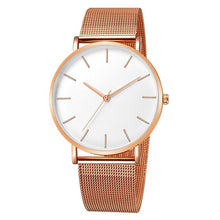 Load image into Gallery viewer, 2019 Luxury Women Metal Mesh Watch Simplicity Classic Wrist Fashion Casual Quartz High Quality Women's Watches Relogio Masculino