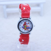 Load image into Gallery viewer, 3D Spiderman Children's Watches For Boys Girls Clock Kids Watch Superhero Spider Man Silicone Children Watch Baby Birthday Gift
