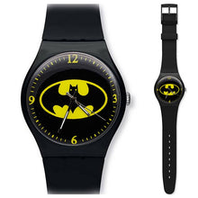 Load image into Gallery viewer, Black personality children's watch cartoon Batman silicone men's sports watch girl birthday gift clock kol saati